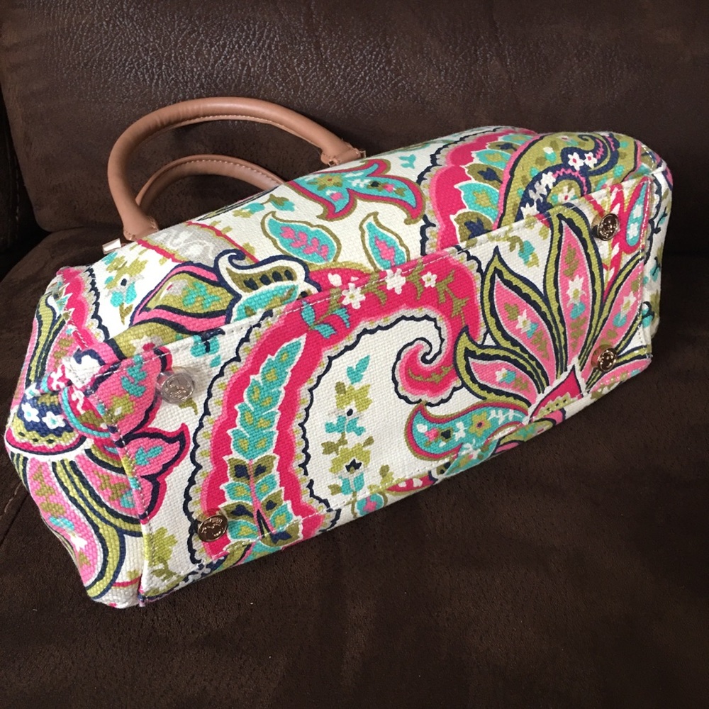 Spartina NEW!!!!! Salt Meadow Grace Satchel - Picture 7 of 11